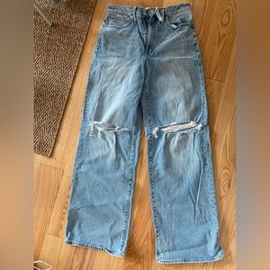 NWT Madewell Superwide Leg Jeans 30T